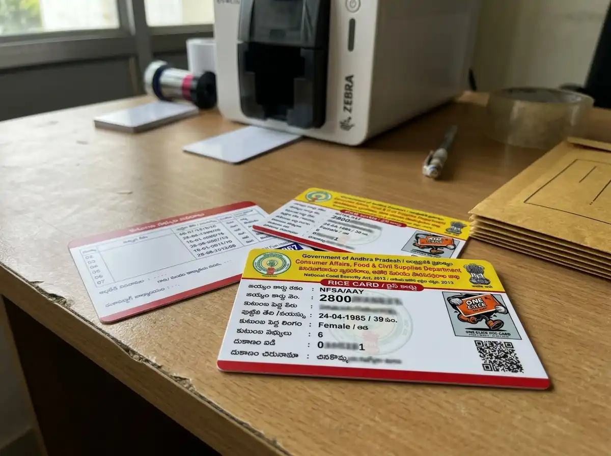 Andhra Pradesh Rice Card (Ration Card) PVC Printing | Order Online - Image 3
